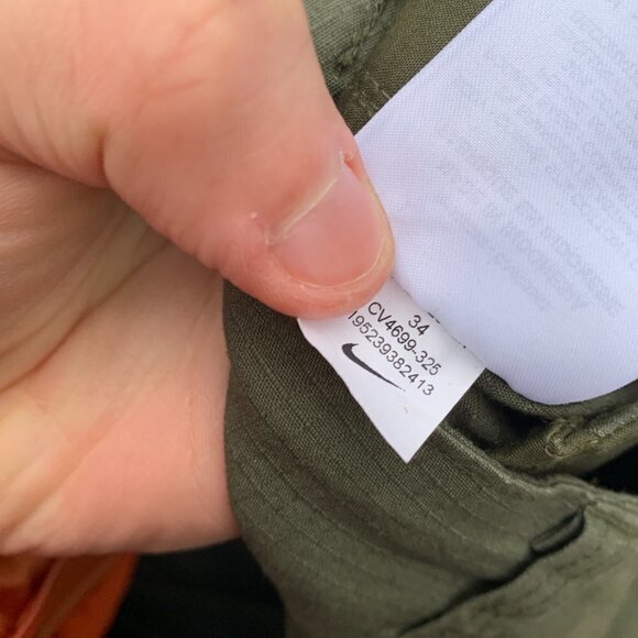 Nike SB Cargo Pants Size 34 Green - Picture 8 of 9